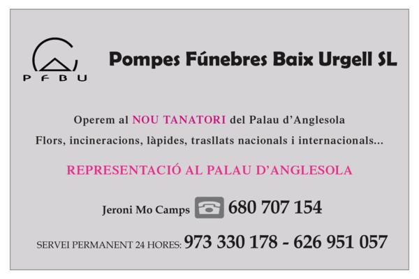 Pompes fúnebres Baix Urgell SL