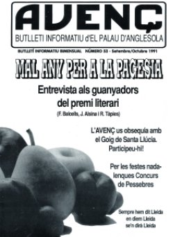 Avenç del Palau d'Anglesola - núm. 53