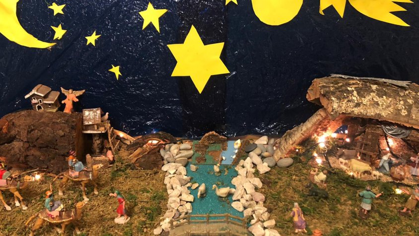 El Blai i l'Alba Cabestany són d'arbre de Nadal i de pessebre!