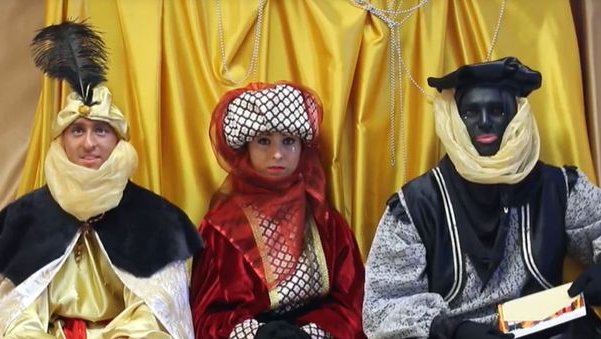 Missatge dels Patges Reials als nens i nenes del Palau d'Anglesola