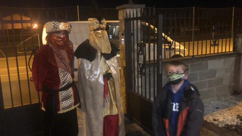 Els patges de Ses Majestats els Reis d'Orient han passat a recollir les cartes