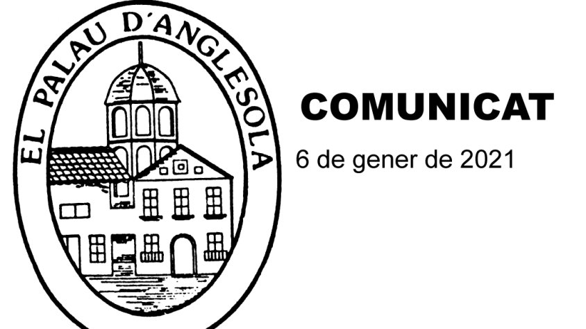 Comunicat de l'Ajuntament del Palau d'Anglesola