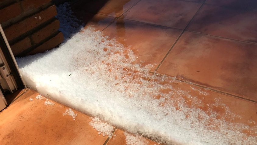 Una forta tempesta a tot el pla de Lleida