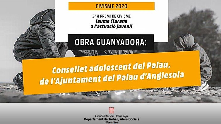Vídeo commemoratiu del Premi de Civisme rebut pel Consellet d'Adolescents del Palau d'Anglesola