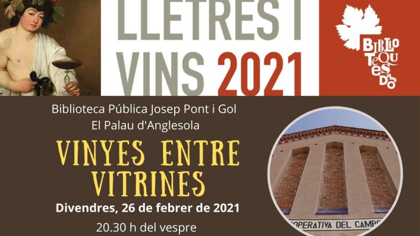 La biblioteca Josep Pont i Gol organitza l'activitat "Vinyes entre vitrines"