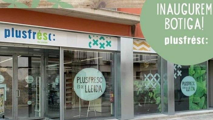Avui inauguració de la botiga PLUSFRESC