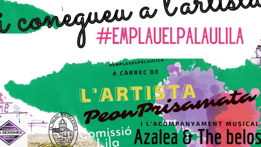 Diumenge inauguració del mural a les dones del Palau d'Anglesola