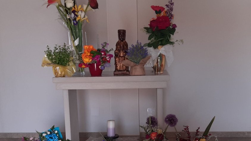 Celebració de la Mare de Déu de Montserrat al Palau d'Anglesola