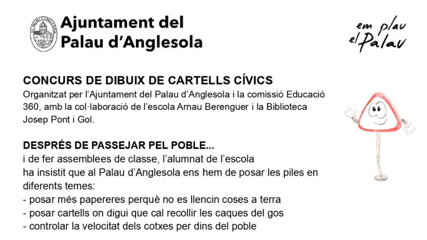 Concurs de dibuix de cartells cívics