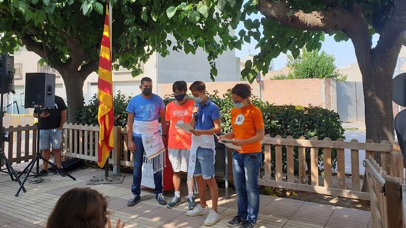 Avui la Diada Nacional de Catalunya al Palau d'Anglesola