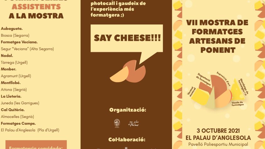 VII Mostra de Formatges Artesans de Ponent al Palau d'Anglesola