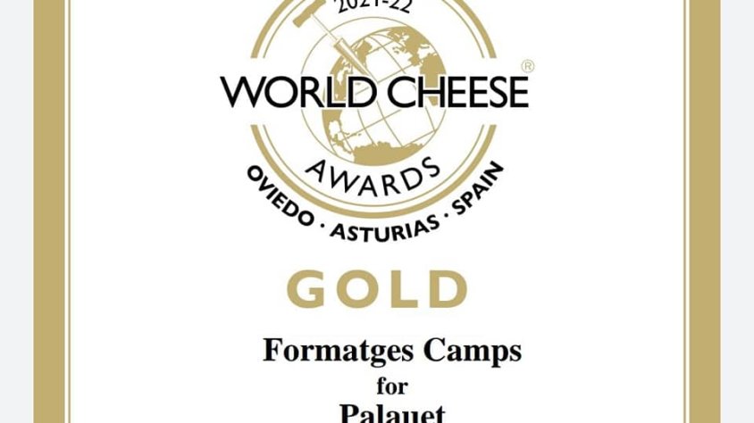 Formatges Camps, medalla d'or amb el seu "Palauet"