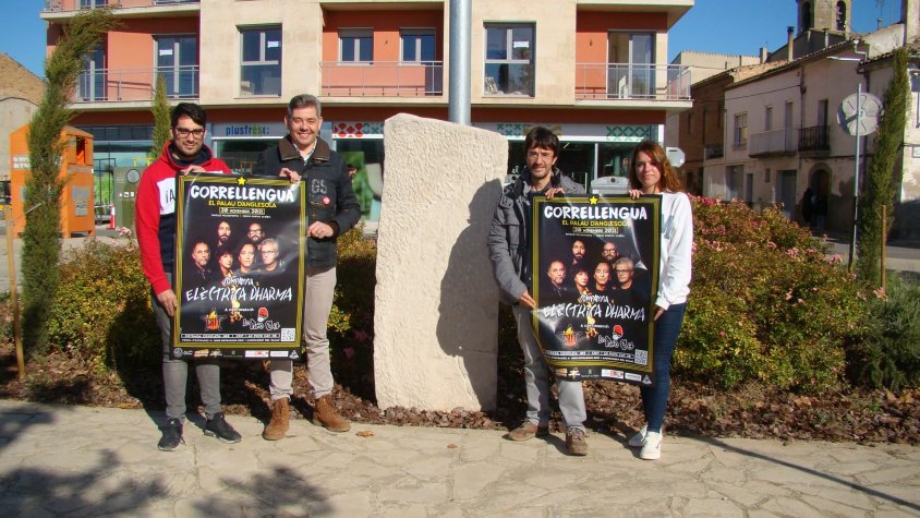 Roda de premsa - presentació del Correllengua del Palau d'Anglesola
