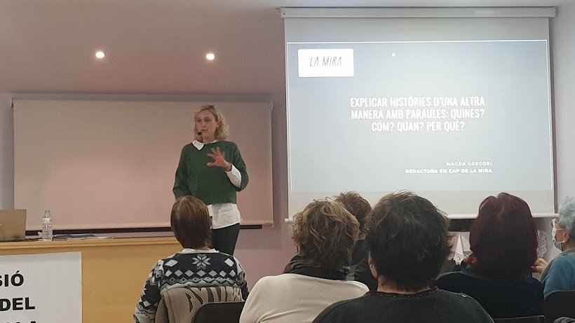 Aula Universitària del Palau d'Anglesola: Magda Gregori reivindica el periodisme de les bones històries
