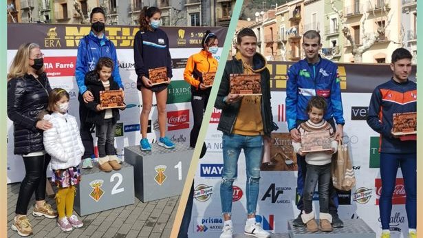 Ricard Pastó, Joana Tomé  i Arnau Donés fan podi a la Mitja Marató de Balaguer 2022