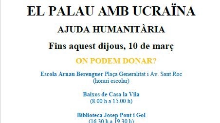 Campanya El Palau amb Ucraïna