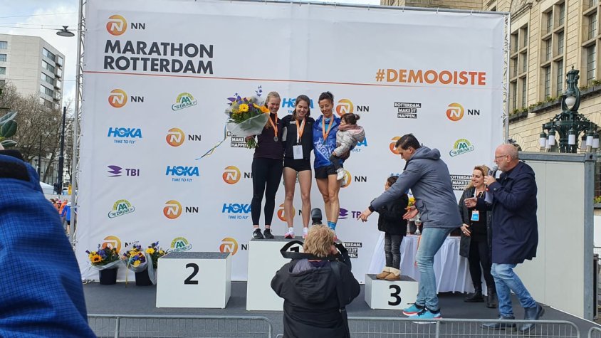 El Ricard Pastó i la Joana Tomé a la Marathon Rotterdam