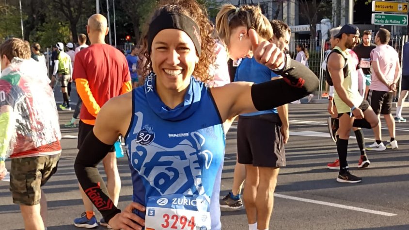La Laura Bota ha fet la seva 10a marató avui a Madrid