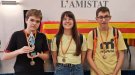 Felicitem la Júlia Guerrero i l'Àngel Serrano pel seu premi al Torneig escolar d'escacs