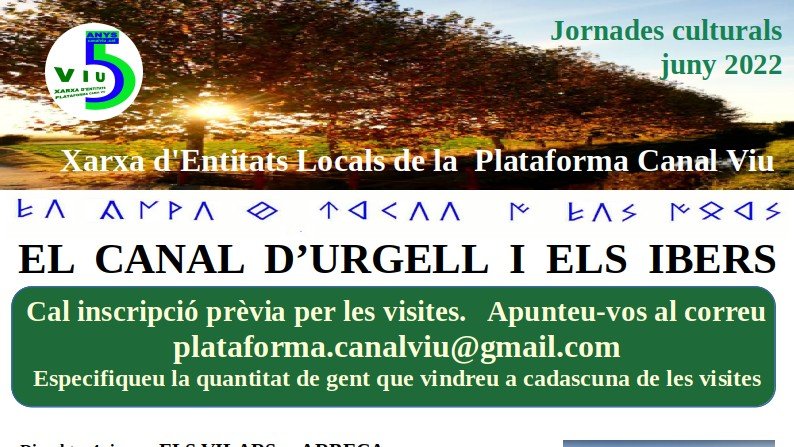 Jornades del Món Obèric i els Canals d'Urgell