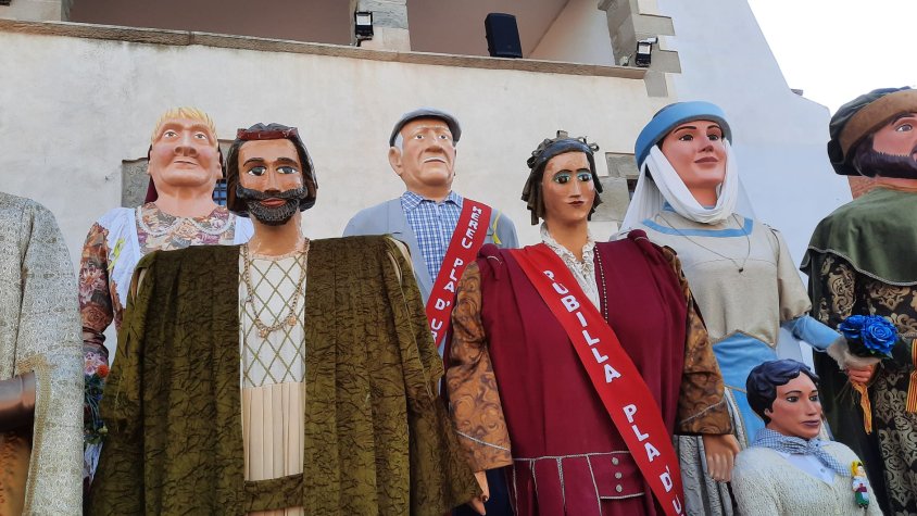 La geganta Elisenda ha estat escollida Pubilla del Pla d'Urgell 2022