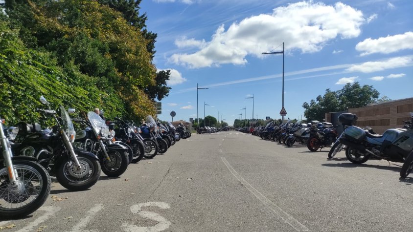 1a matinal motera solidària al Palau d'Anglesola