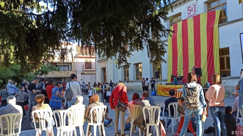 1 d'octubre Correllengua 2022 al Palau d'Anglesola