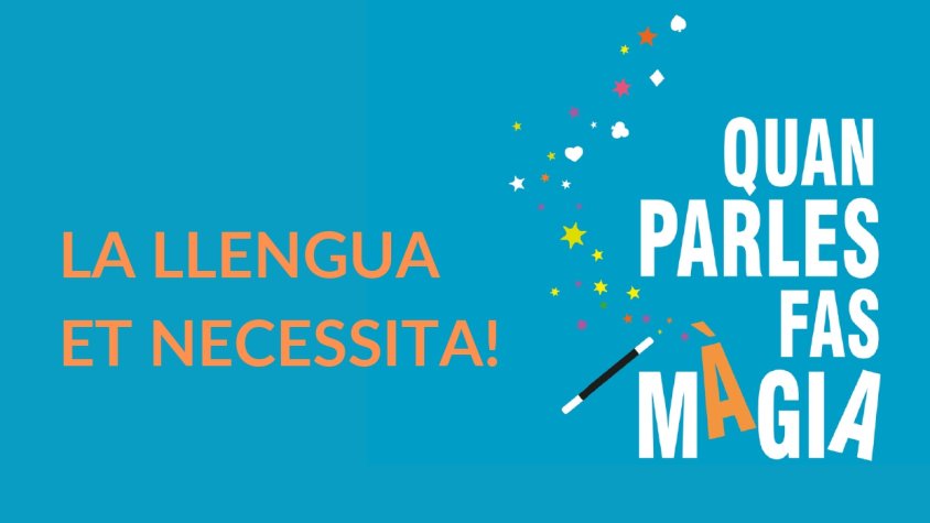 La campanya del Voluntariat per la Llengua al Palau d'Anglesola