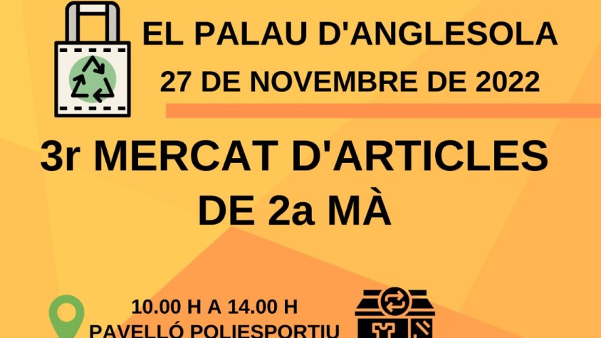 El diumenge 27 de novembre 3r mercat de 2a mà