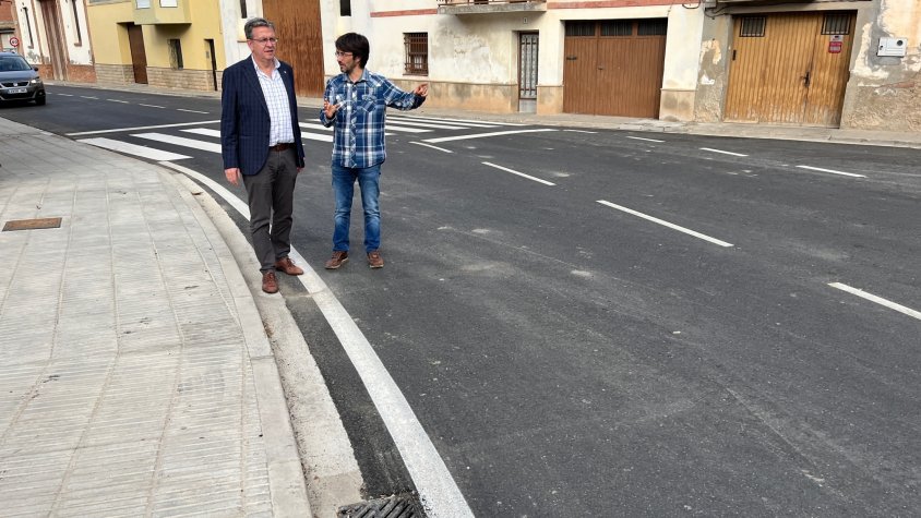 Finalitzen les obres de travessera del Palau d'Anglesola