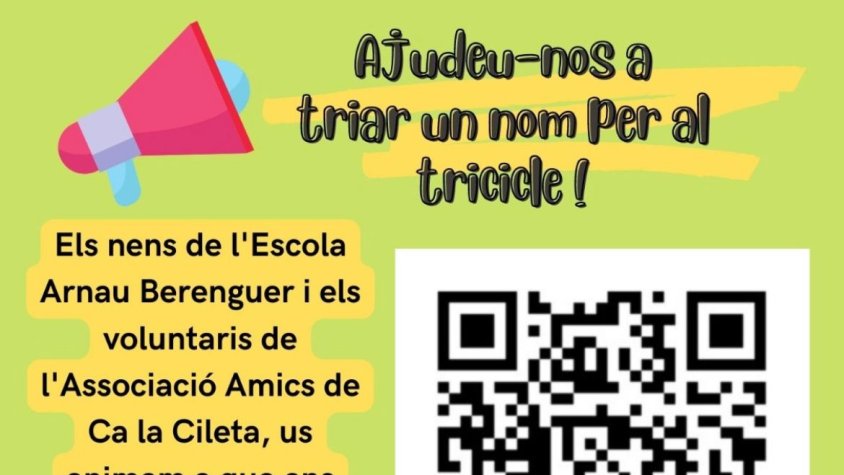 Ajudeu-nos a triar un nom per al tricicle!