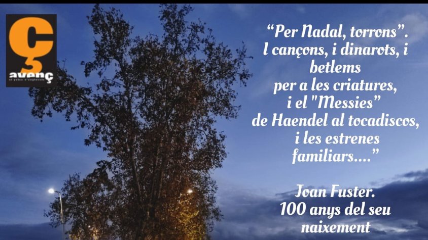 L'equip de l'Avenç del Palau d'Anglesola us desitja BONES FESTES!