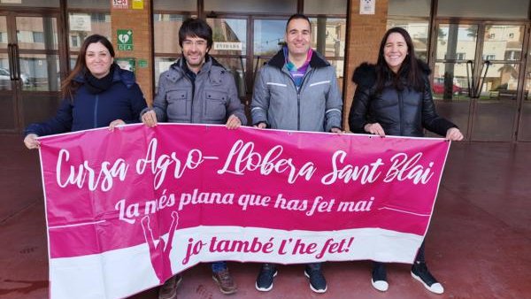Roda de premsa de presentació de la 7a Cursa Agro-Llobera Sant Blai, la més plana que has fet mai