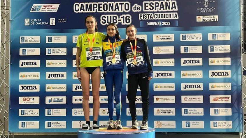 Maria March bronze al campionat d'Espanya sub 16 de pista coberta