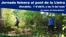 Jornada feinera al Pont de la Lletra a la 3a Séquia del Canal d'Urgell