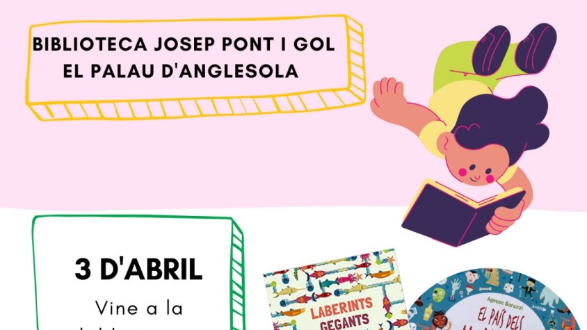 Horaris i activitats a la biblioteca Josep Pont i Gol del Palau d'Anglesola per Setmana Santa