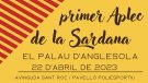 El 22 d'abril: primer aplec de la Sardana al Palau d'Anglesola