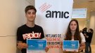 L'Arnau Balcells i la Lídia Parra finalistes d'honor a la 15a edició del concurs literari AMIC Ficcions