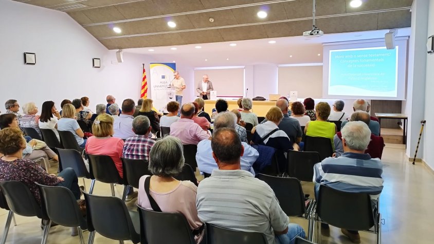 Carles Enric Florensa: "És més que recomable fer testament perquè s'eviten moltes discussions familiars"