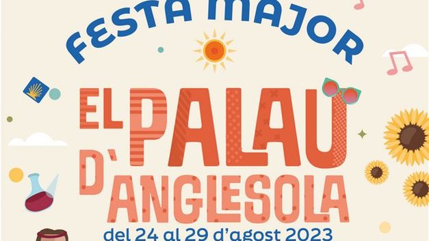 Programa de la Festa Major Estiu 2023 al Palau d'Anglesola