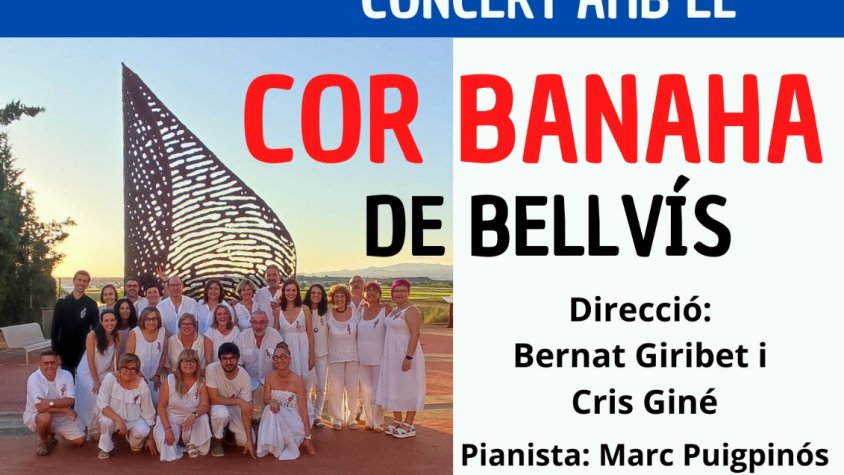 Concert amb el Cor Banaha de Bellvís el diumenge 8 d'octubre