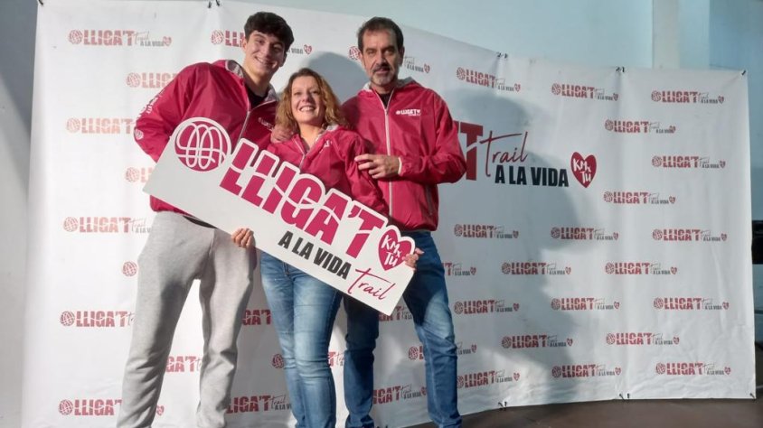 Raquel Rodríguez, metgessa del Palau d'Anglesola, participa a "Lliga't a la vida - trail"