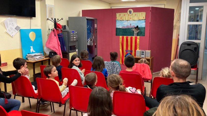 Els putxinel·lis de la Llar de Jubilats "La castanyada i la carabassa"