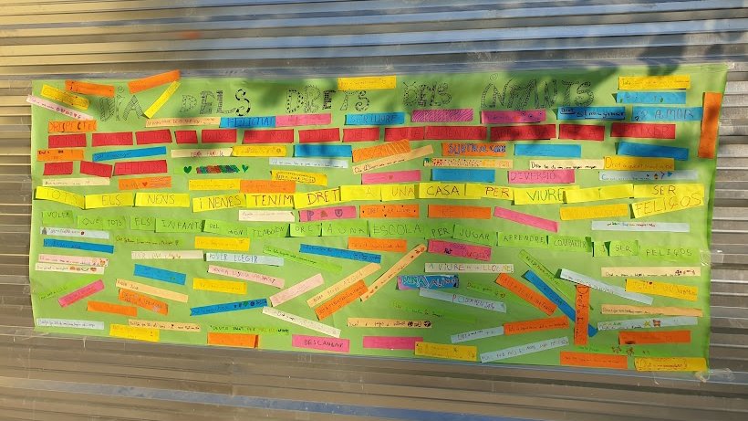 L'escola Arnau Berenguer celebra el Dia Universal dels Drets dels Infants i de l'Adolescència