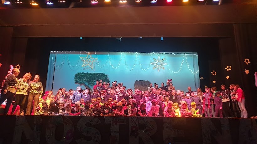 La festa "El nostre Nadal" de l'escola Arnau Berenguer del Palau d'Anglesola