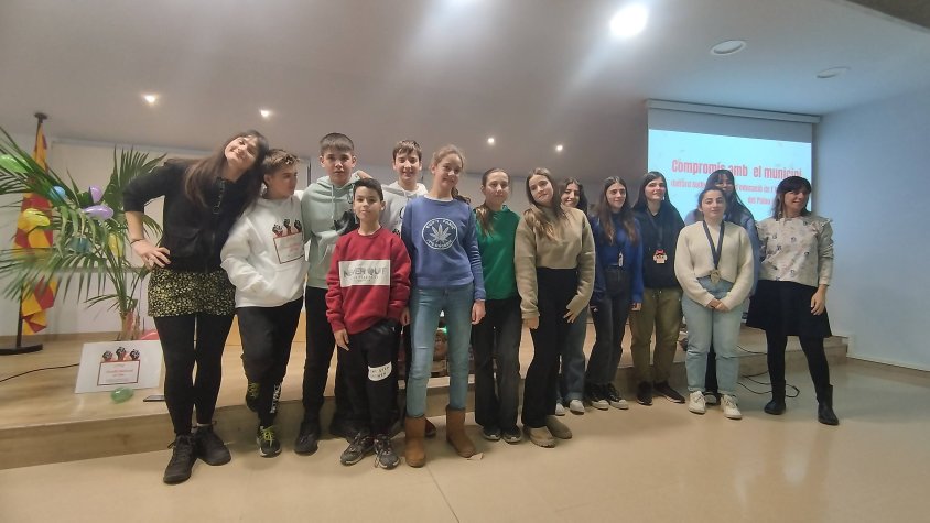 Acte de reconeixement al jovent del Consellet (CPA) al Palau d'Anglesola