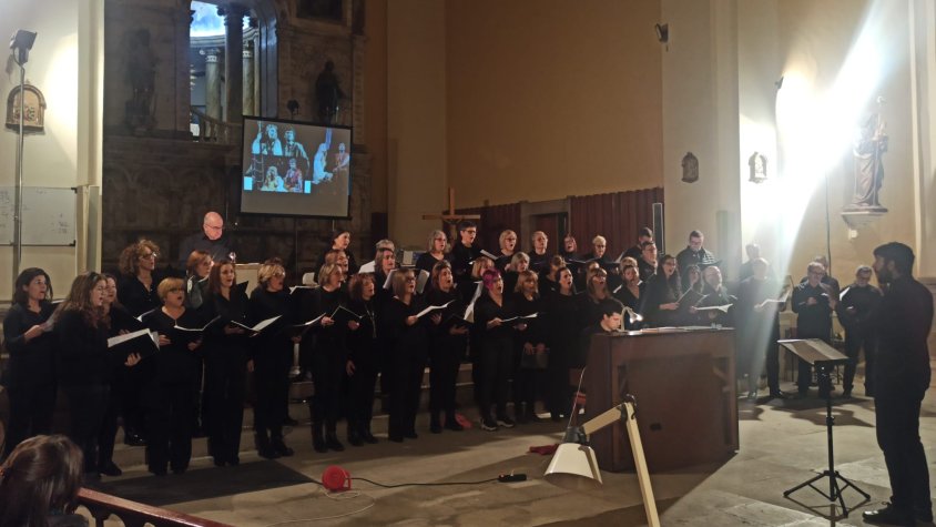Concert MAR I CEL amb el Cor Banaha de Bellvís i la Coral d'Avui d'Agramunt