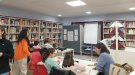 Taller de lletres il·lustrades a càrrec d'Andrea Elias a la biblioteca Josep Pont i Gol del Palau d'Anglesola