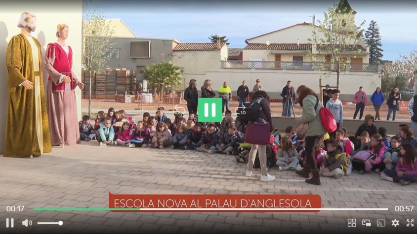 La notícia de la nova escola del Palau d'Anglesola a l'InfoK 