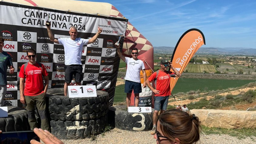 Joan Ramon Ribelles "Jota" ha quedat 3r al Campionat Provincial de MX de Lleida celebrat avui a Almacelles